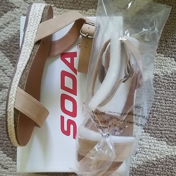 Shoes...Tacoma Espadrille Sandals -Natural 6.5 - Picture 1 of 6